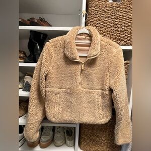 ALO Yoga Half Zip Sherpa Pullover